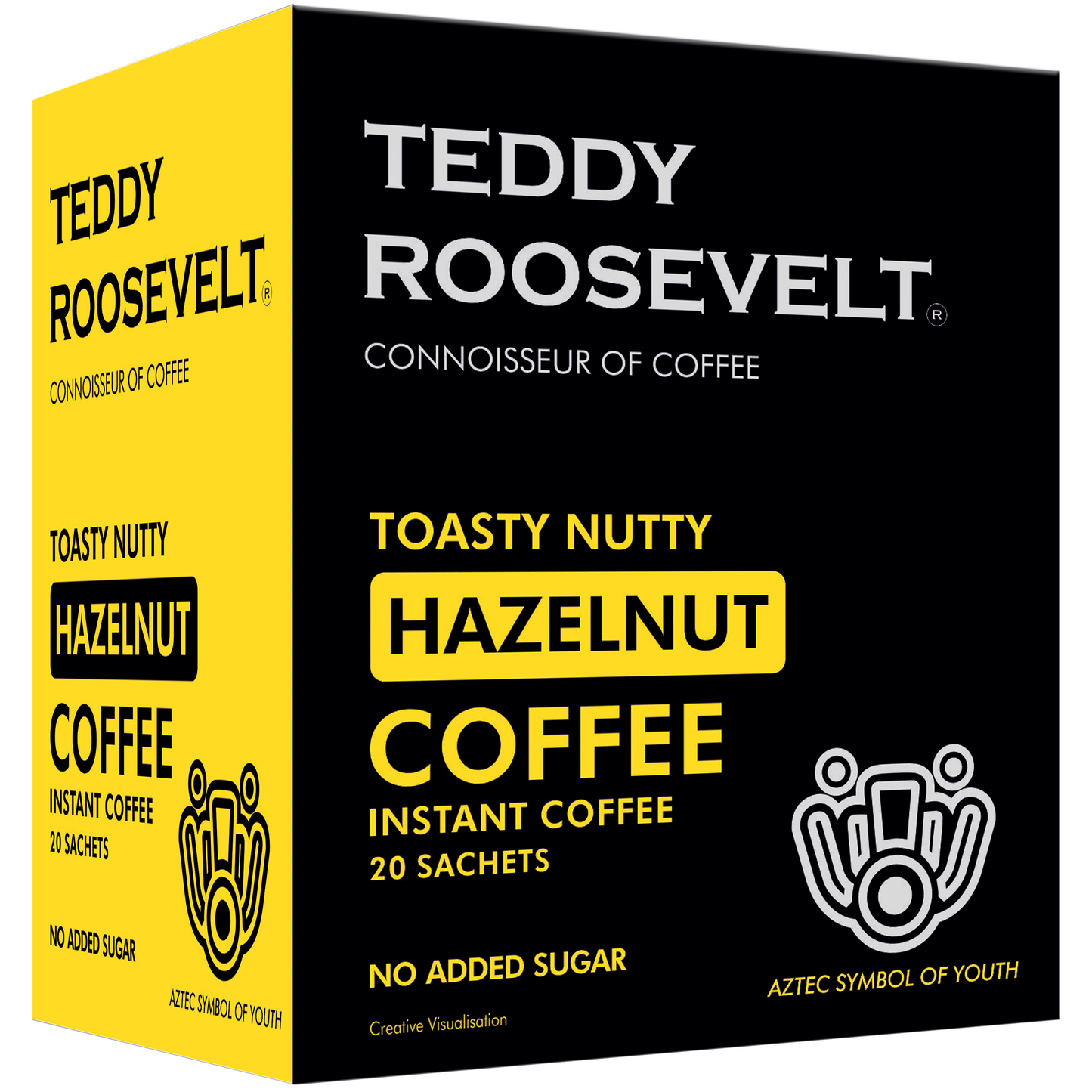 Toasty Hazelnut Instant Coffee Powder, No Sugar Keto, 50g 