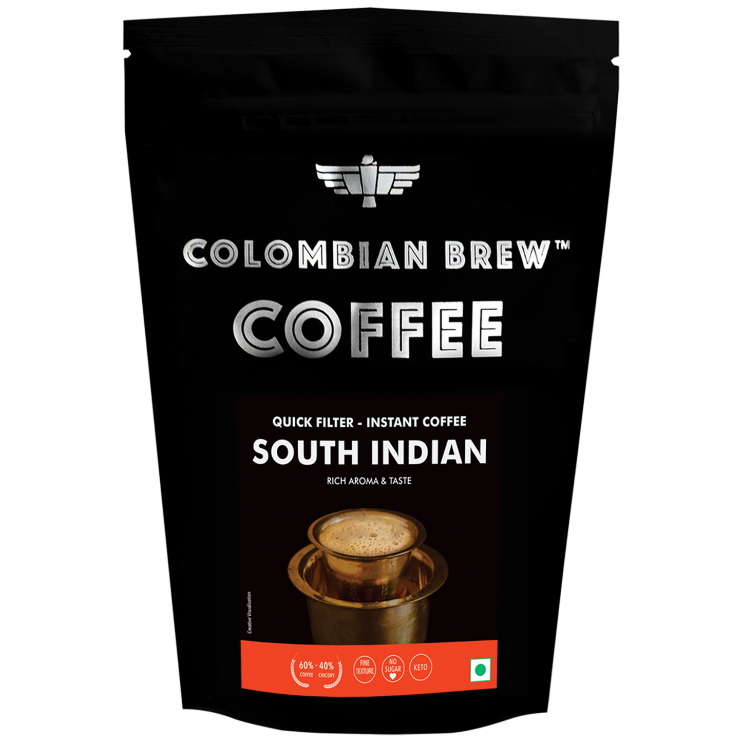Instant Coffee Powder, 60-40 South Indian Quick Filter, 200g