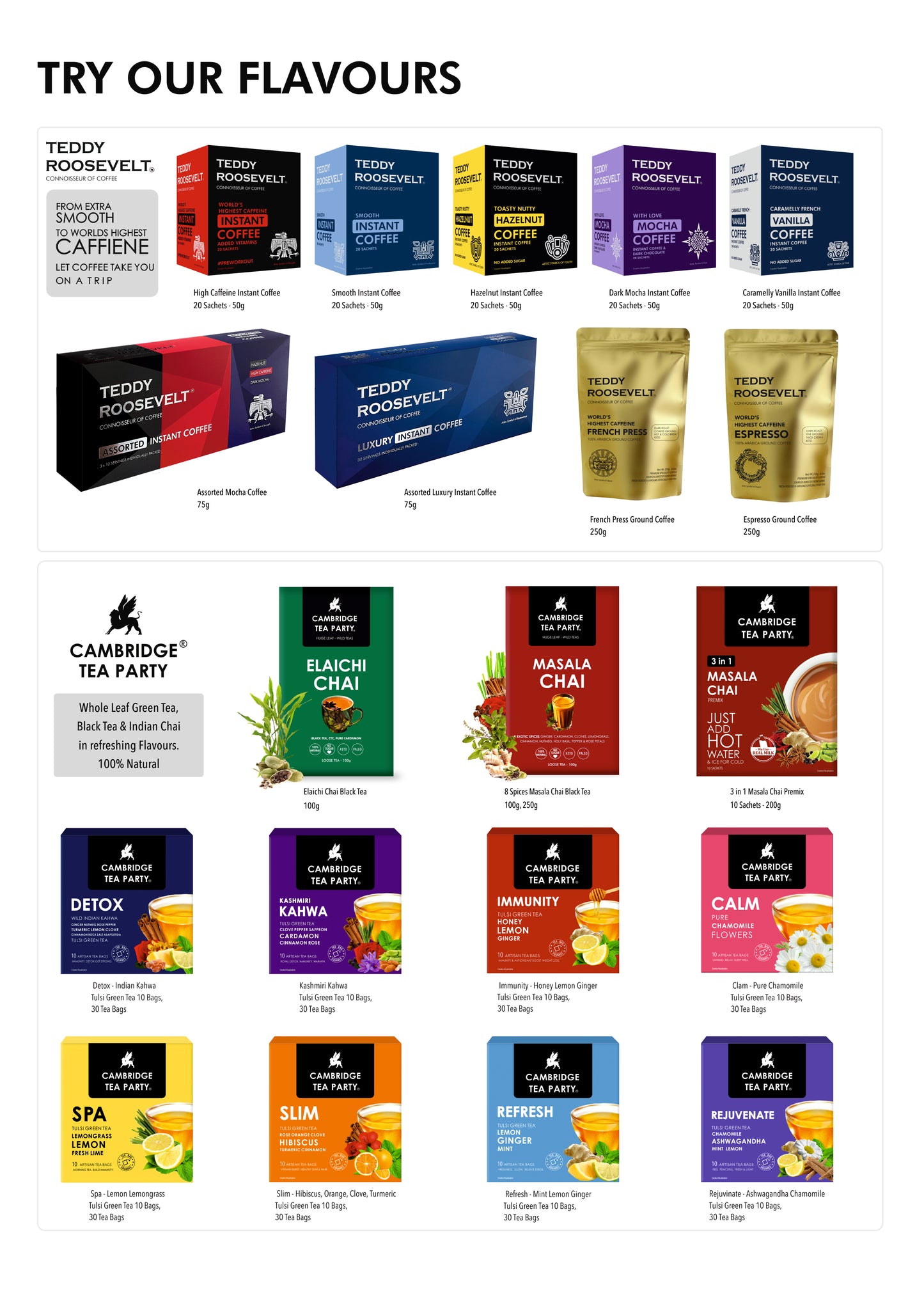 Hazelnut Instant Coffee, No Sugar Vegan, 50gm