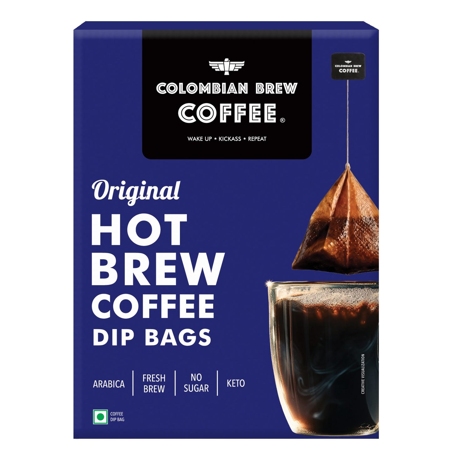 Colombian Brew Coffee Hot Brew 5 Bags, 5 Cups