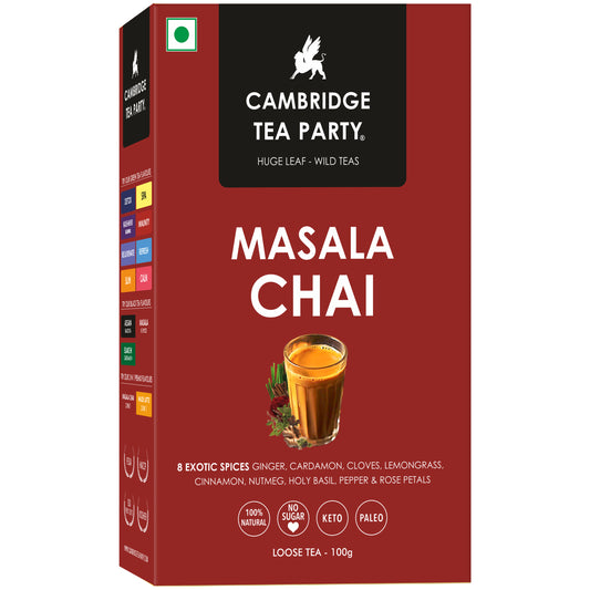 8 Spices Masala Chai Patti Tea Powder CTC, 100g 