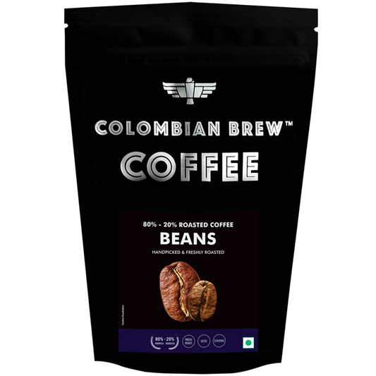 80-20 Arabica Robusta Roasted Coffee Beans 1kg 