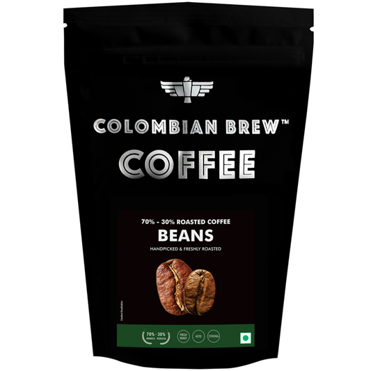 70-30 Arabica Robusta Roasted Coffee Beans 1kg 