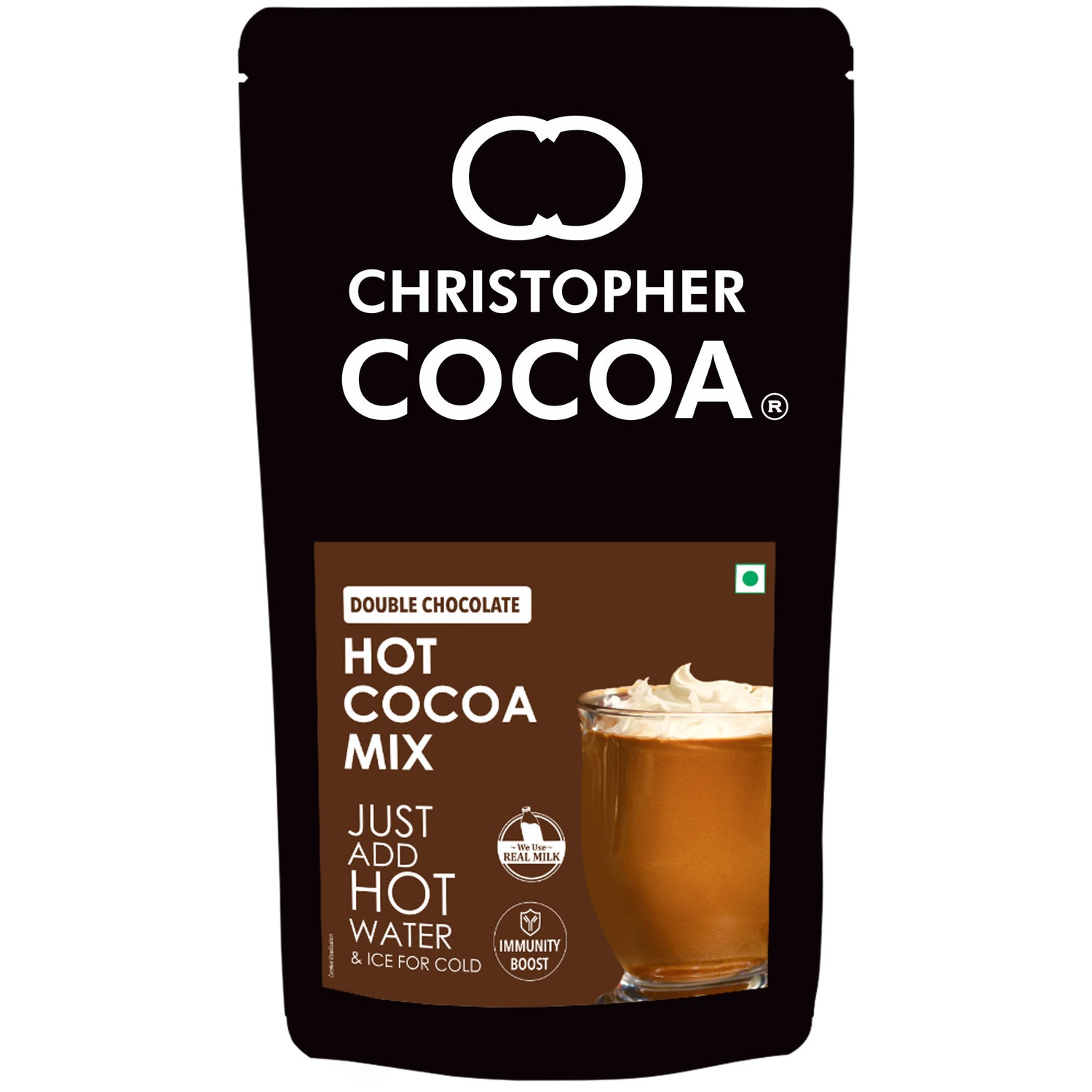 Christopher Cocoa, Double Chocolate Hot Cocoa Powder Mix, 1kg 