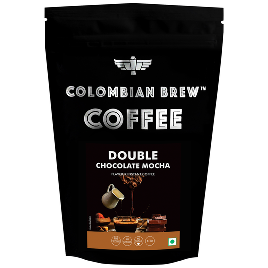 Colombian Brew Double Chocolate Mocha, No Sugar Vegan, 1kg Hotel Pack 