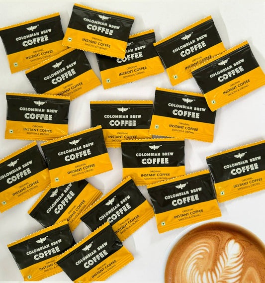 Colombian Brew Original Instant Coffee Sachets, Pack of 200 