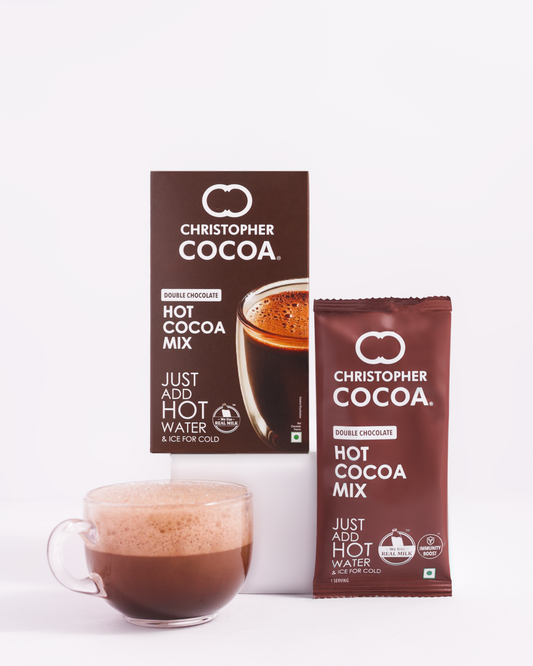 Christopher Cocoa Hot Cocoa Premix (Instant Hot Chocolate) 3 Sachets