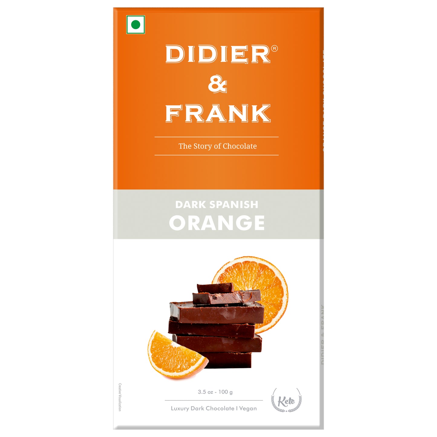 Spanish Orange Dark Chocolate, 100g 
