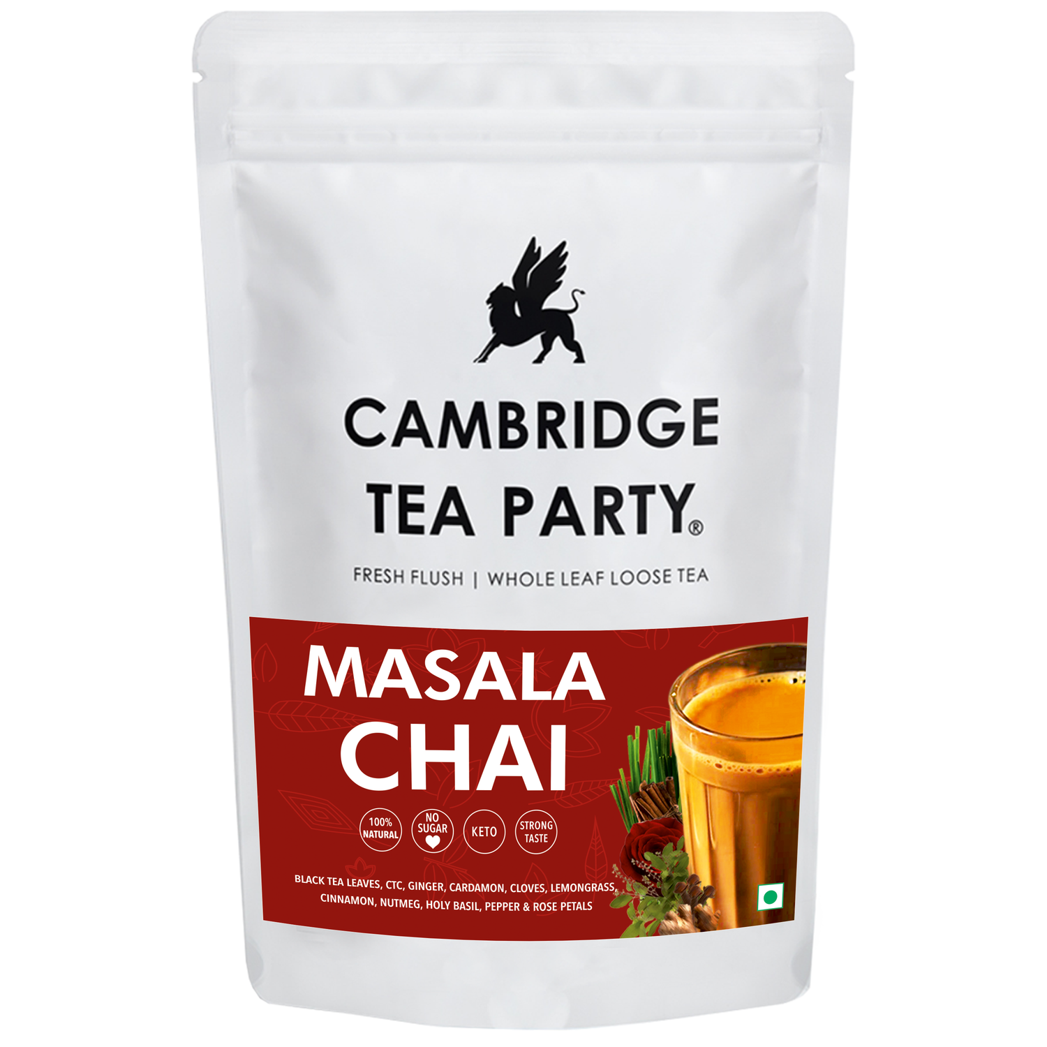 8 Spices Masala Chai Patti Tea Powder CTC, 250g 