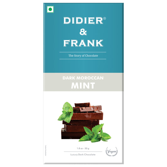 Moroccan Mint Dark Chocolate, 50g 