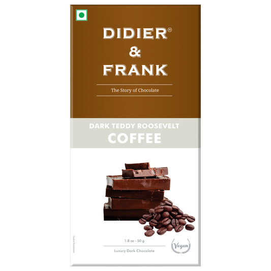 Teddy Roosevelt Coffee Dark Chocolate, 50g 