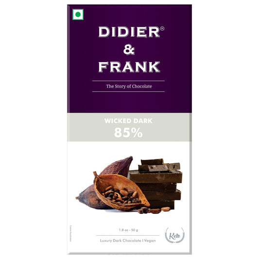 Wicked 85% Dark Chocolate, 50g 