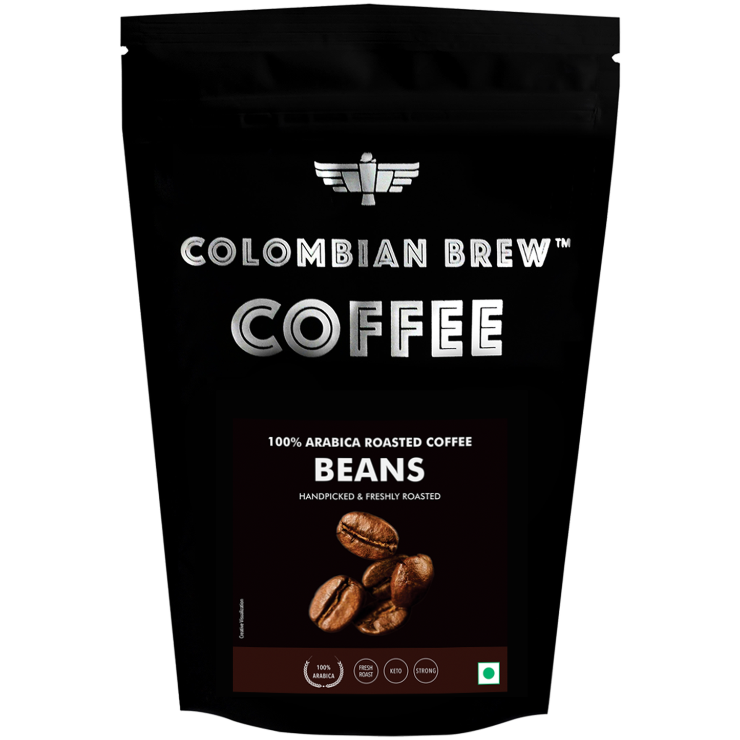 100% Arabica Roasted Coffee Beans 150g 