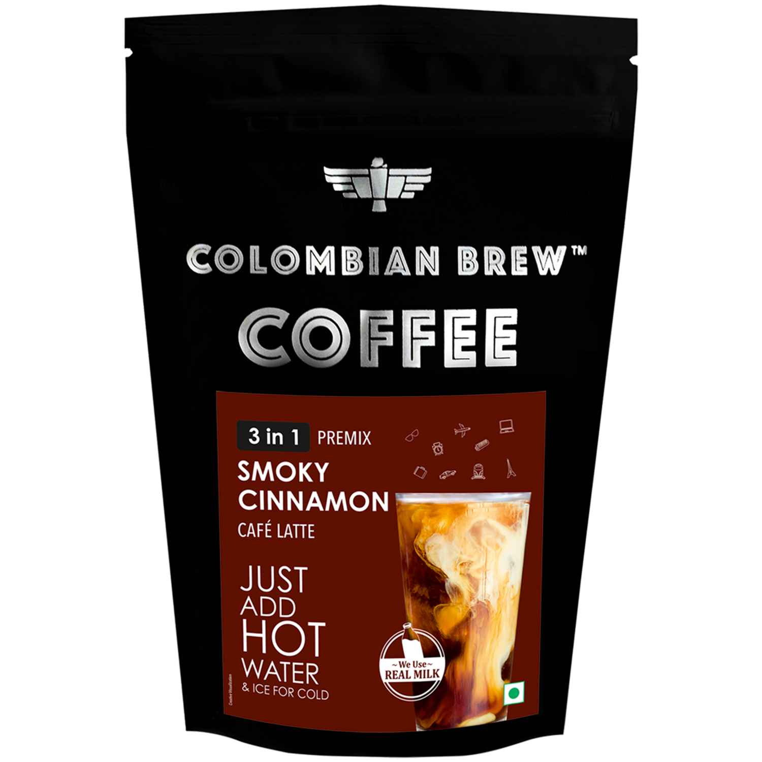 Cinnamon  Café Latte, Instant Coffee Powder Pre-mix (3 in 1) 1kg 