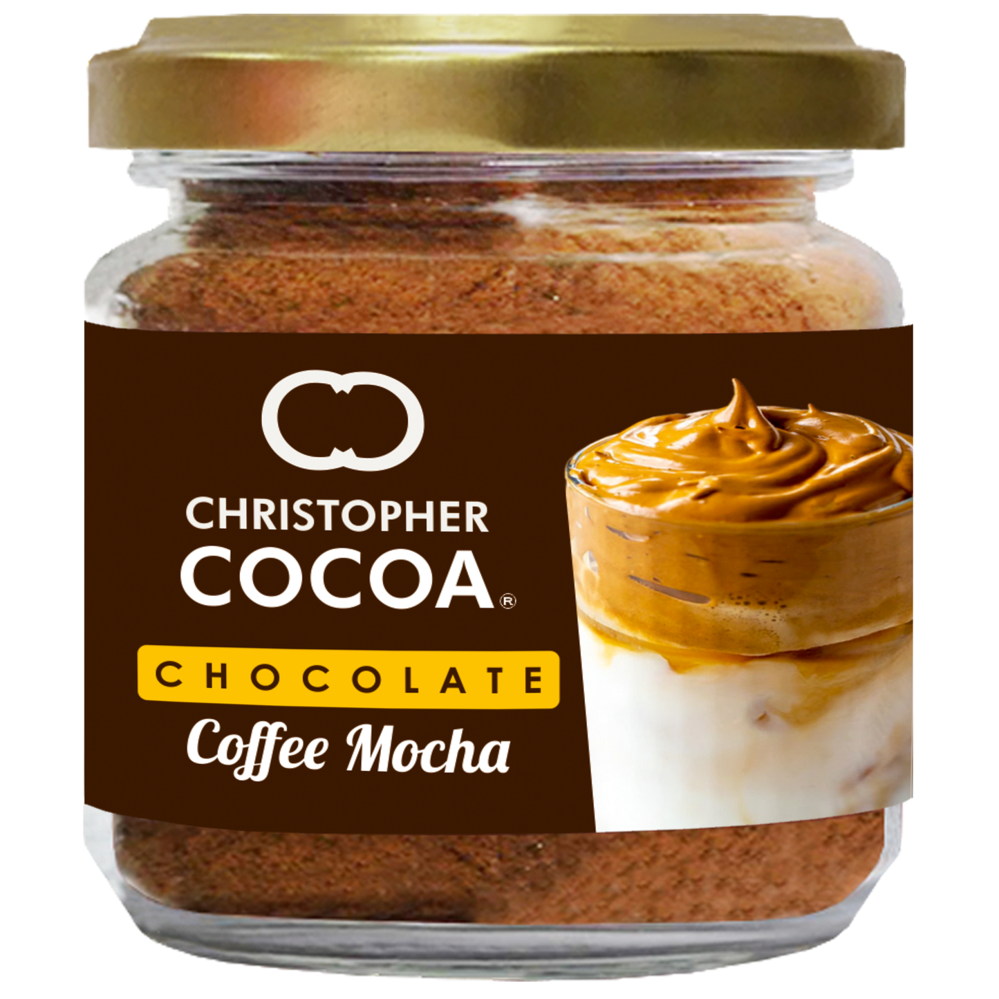 Dark Chocolate Mocha, 50g (Instant Coffee Cocoa Powder, No sugar, Vegan) 