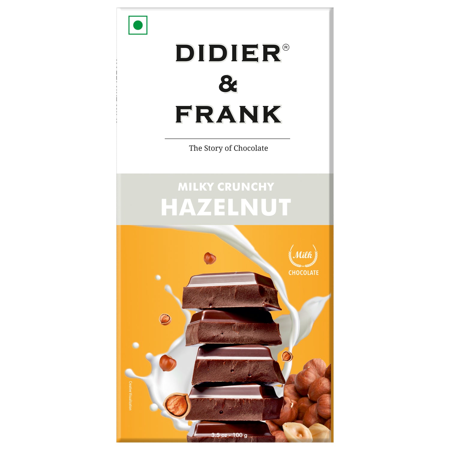 Crunchy Hazelnut Milk Chocolate, 100g 